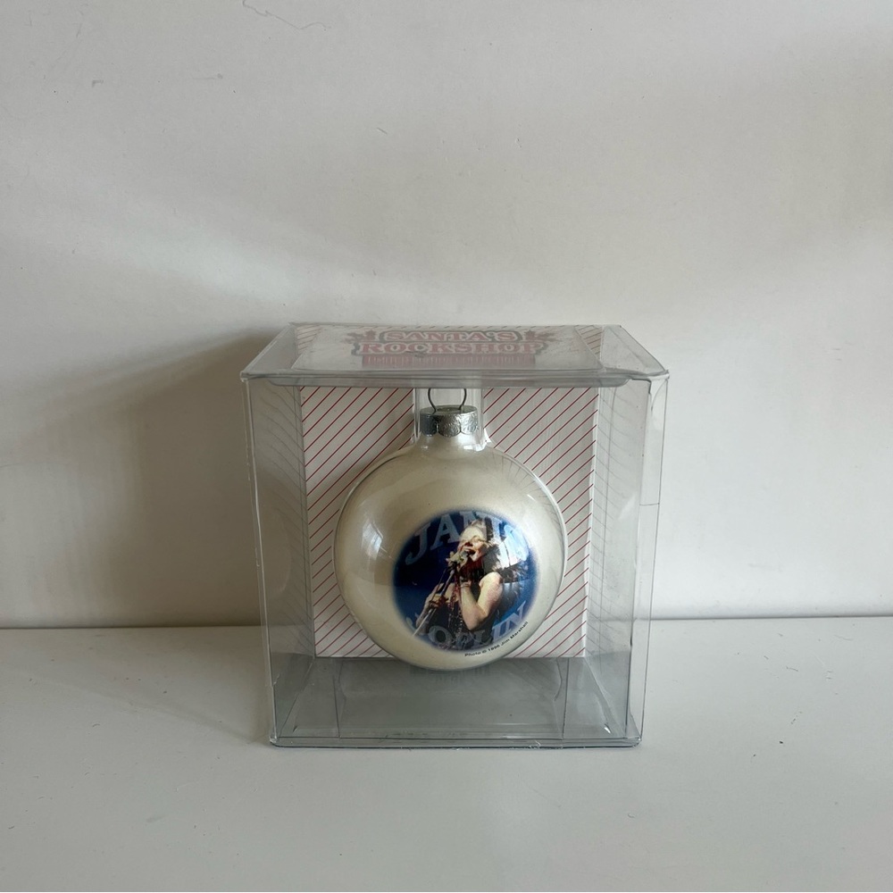 NEW! Vintage 1996 Santa's Rockshop Janis Joplin Christmas Ornament
